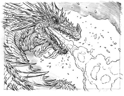 dragon breathing fire coloring pages cartasletras