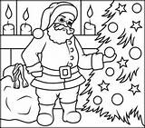 Coloring Claus Number Coloritbynumbers Colorear sketch template