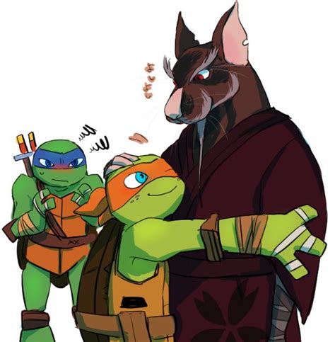 jelous brother~ mikey leo and master splinter 2012 tmnt
