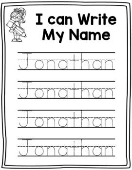editable  preschool writing templates