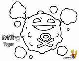 Koffing Coloring sketch template