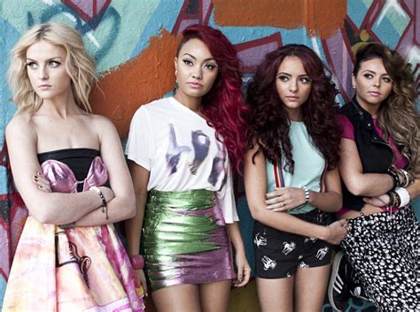 Little Mix Cover Up Cleavage In Urban Clothes For Promo