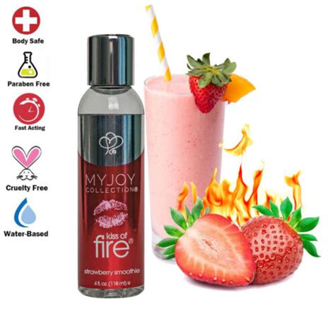 kiss of fire warming massage oil edible flavored body lotion oral