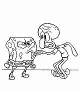 Spongebob Nickelodeon Characters Sponge Coloringhome sketch template