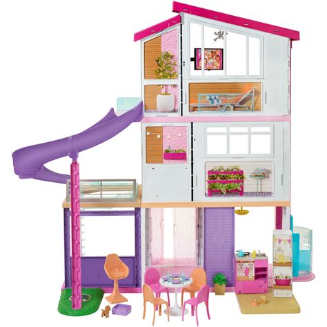 barbie dream house doll house gift set   pcs furniture summer