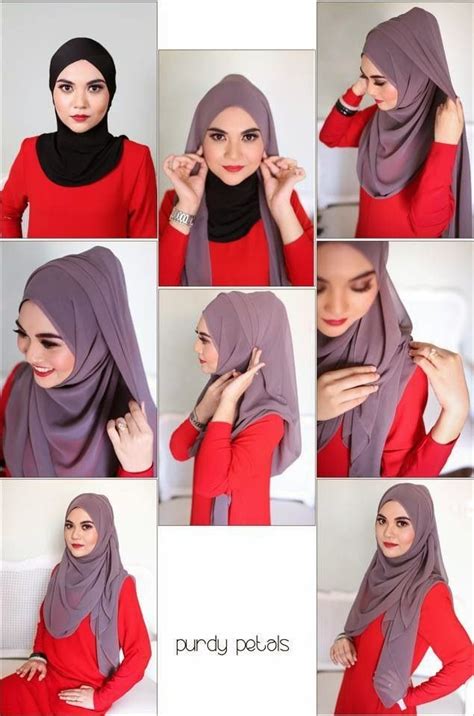 Cara Memakai Jilbab Simple Syar I Tutorial Hijab Cara Memakai Jilbab