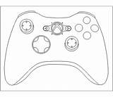 Xbox Controller Game Template Cake Coloring Drawing Pages Printable Games Templates Birthday Cakes Playstation Party Photobucket Gaming Control Google Color sketch template