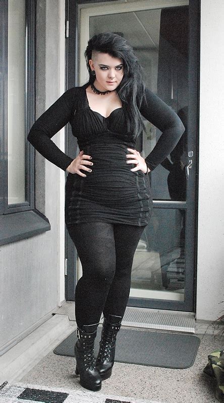 Thousand Masquerades Plus Size Goth Style Casual Goth