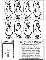 Prayer Jelly Bean Kids Activity Coloring Pages Printable Beans Cutout Sheets Sheet Cut Church School Activities Sunday Print Bible House sketch template