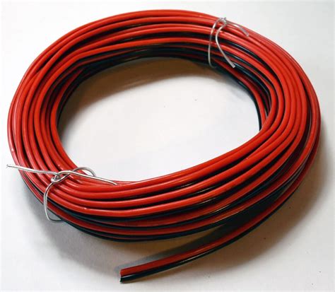 gauge red black zip wire awg cable power ground stranded copper car  ft walmartcom
