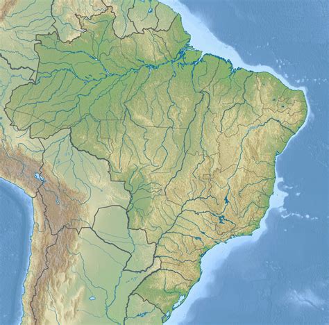 large relief map of brazil brazil south america mapsland maps of the world