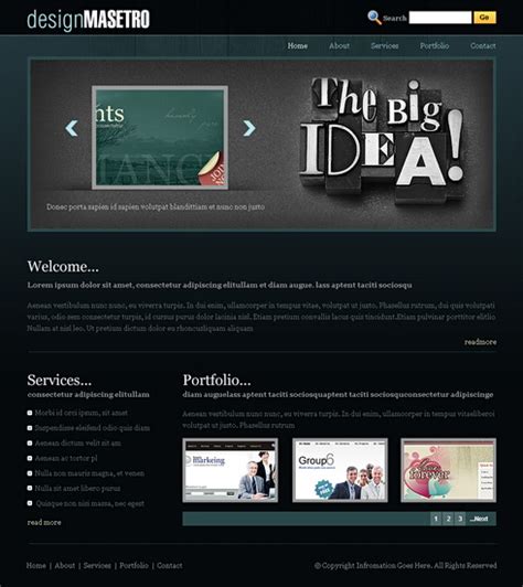 designers web template  creative design website templates