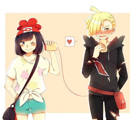 C Moon And Gladion By Chappyvii On Deviantart