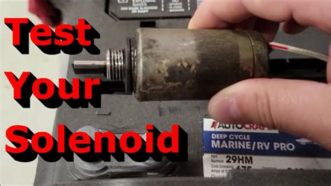 test  fuel shut  injector pump solenoid youtube