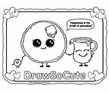 Coloring Pancake Cute Draw Syrup Pages Drawsocute sketch template