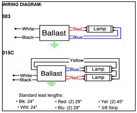 fluorescent light wiring diagram  ballast   gambrco
