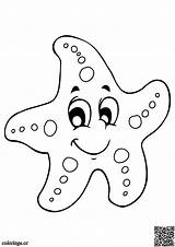 Starfish Colorings Consent sketch template