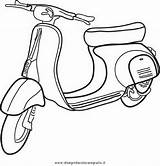 Vespa Trasporto Mezzi Motorrad Malvorlage Motorino Transportmittel Motociclette Lambretta Vespe Lambrette Gratis sketch template