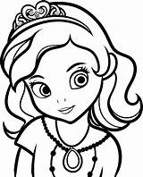 Sofia First Coloring Pages Color Print sketch template