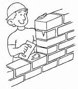 Community Helpers Layer Brick Preschool sketch template