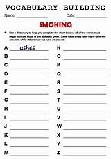 Smoking Sheets Second Hand Worksheet Template Coloring sketch template