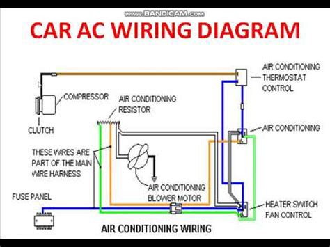 car ac wiring diagram youtube