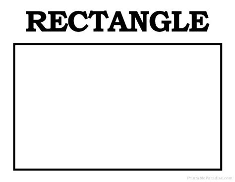 rectangle sign   words rectangle  black  white
