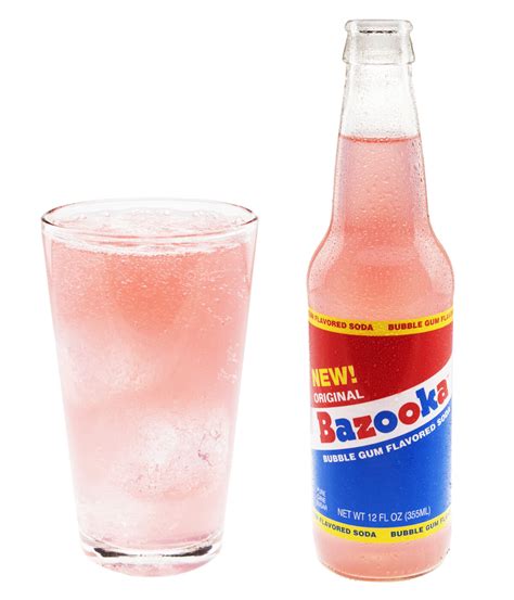 bazooka bubble gum soda soda flavored  bubble gum