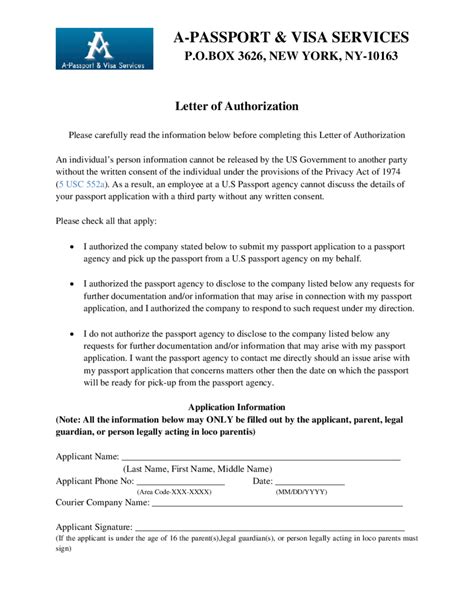 authorization letter templates fillable printable  forms