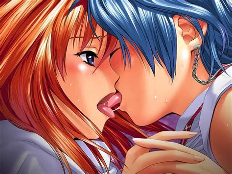 yuri kiss 32 yuri kiss luscious hentai manga and porn