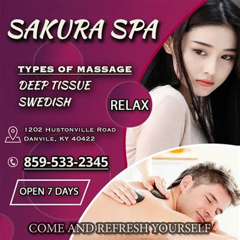 sakura spa asian massage luxury asian massage spa  danville ky