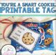 youre  smart cookie  printable tag  primary playground