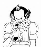 Pennywise Wonder Penny Clown sketch template