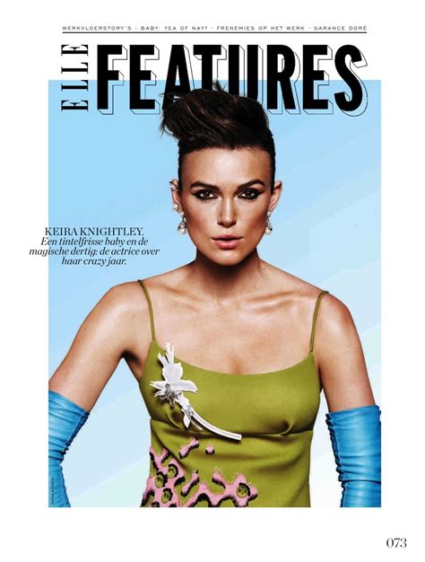 Keira Knightley Elle Magazine October 2015