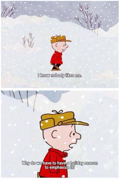 Charlie Brown Is Feeling Down About Christmas And The Holidays