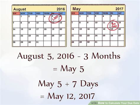 3 ways to calculate your due date wikihow