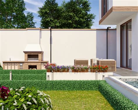 exterior home minimalism style  behance