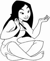 Mulan Coloring Pages Printable Disney Print Princess Color Sheets Kids Choose Board Popular sketch template