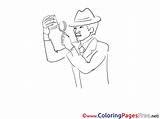 Colouring Clue Loupe Printable Kids Coloring Sheet Title sketch template