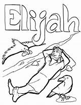Elijah Coloring Pages Sunday School Ravens Printable Getdrawings Color Getcolorings sketch template