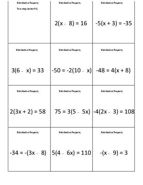 images  solving  step equations worksheet answers