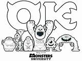 Coloring Pages Boo Inc Monsters Getdrawings Drawing Getcolorings Printable Color sketch template