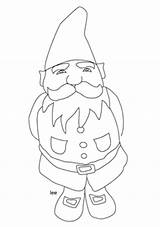 Gnome Gnomes Gnomo Colorare Colouring Hadas Hubpages Tomte Brujas Elf Pagine Leehansen sketch template