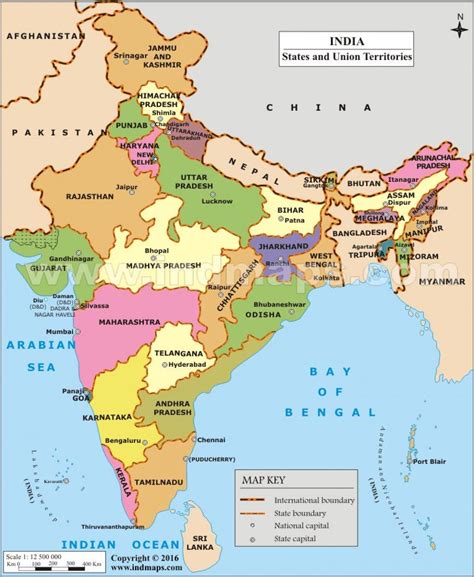 india state map state map  india southern asia asia