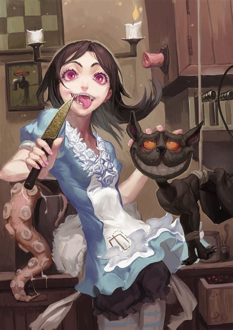 alice and cheshire cat alice madness returns alice in wonderland and american mcgee s alice