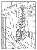 Spiderman Kleurplaten Superhelden Animaatjes sketch template