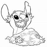 Coloring Stitch Pages Angel Disney Lilo Cute Printable Print Beach Sheets Kids Sand Covering Color Getcolorings Ohana Drawings Halloween Himself sketch template