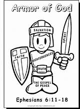 Armor God Coloring Kids Pages Bible Sunday School Lessons Activity Activities Preschool Print Azcoloring Church Make sketch template