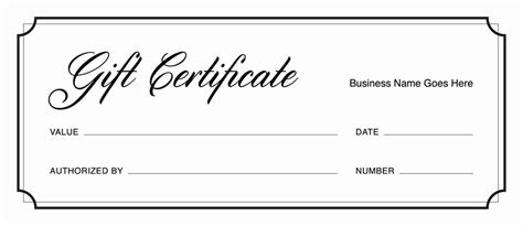 donation certificate template  fresh gift certificate templates