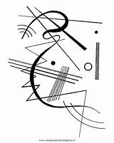 Kandinsky Misti Quadri Wassily Famosi Bauhaus sketch template